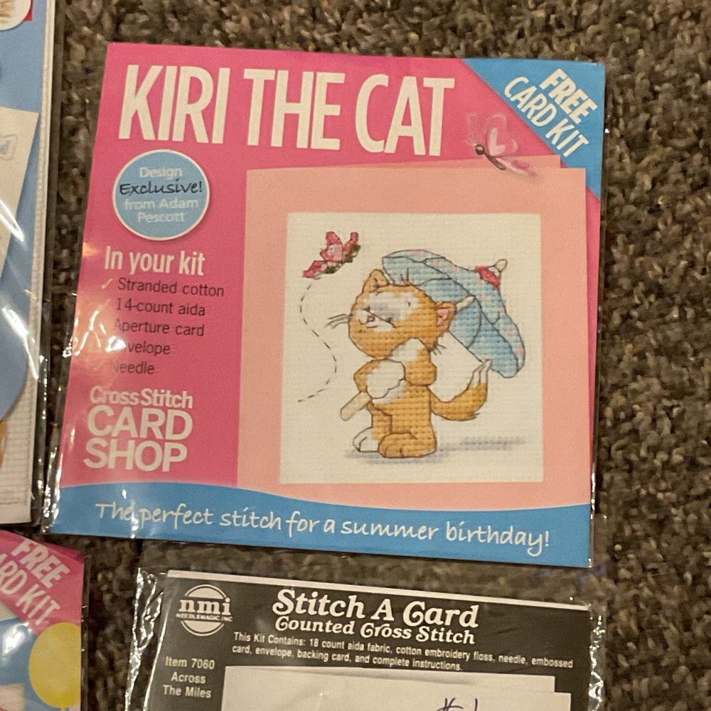 Lot of 7 Cross Stitch Card Kits - Includes Christmas, Disney - Picture 4 of 9